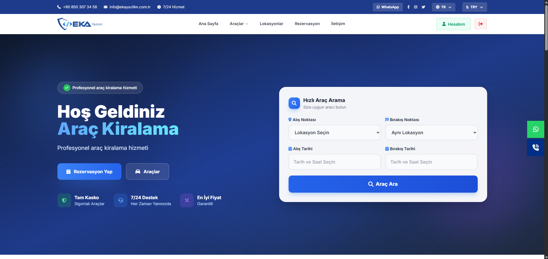 Masaüstü Görünüm